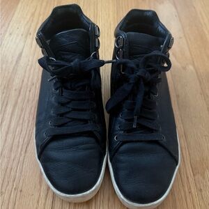 Rag & Bone black High-Top leather sneakers- women’s sneakers